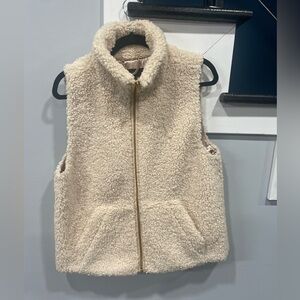 J. Crew Teddy vest